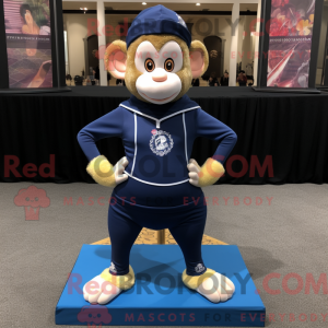 Postava maskota Navy Monkey...