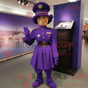 Purple American Soldier...