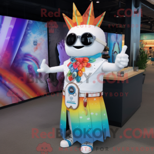 White Tacos mascot costume...