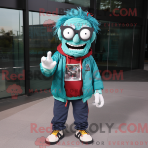 Figura de máscara de zumbi...