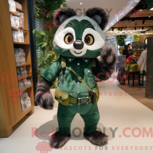 Forest Green Raccoon...