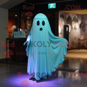 Turquoise Ghost mascot...