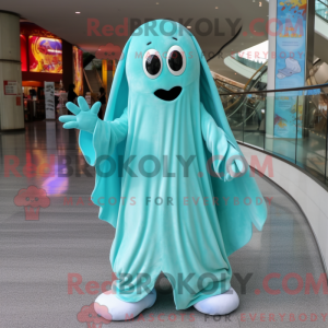 Turquoise Ghost mascot...