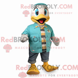 Blågrønn Gosling máscara de...