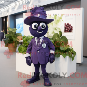 Postava maskota Navy Grape...
