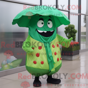 Green Burgers maskot...