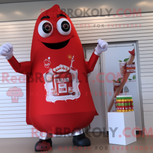 Srebrna butelka ketchupu...
