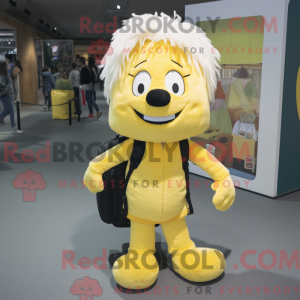 Yellow Shepard S Pie maskot...