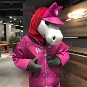Postava maskota Magenta...
