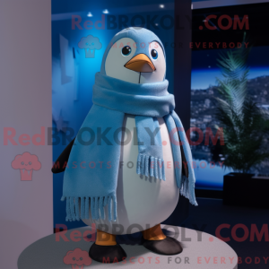 Blue Penguin mascot costume...