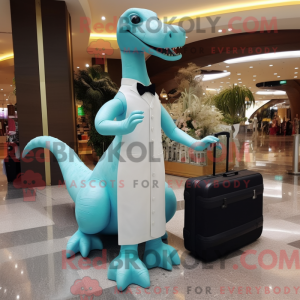 Cyaan Brachiosaurus...