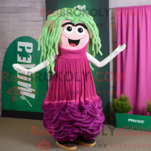 Magenta Pesto Pasta mascot...