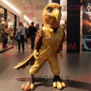 Gold Haast S Eagle maskot...