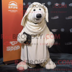 White Shepard S Pie mascot...
