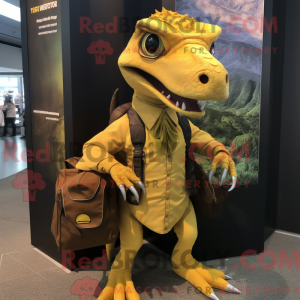 Yellow Dimorphodon mascot...