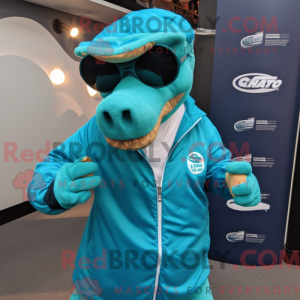 Blågrønn Diplodocus...