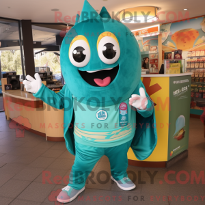 Teal Enchiladas mascot...