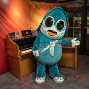 Teal Enchiladas mascot...