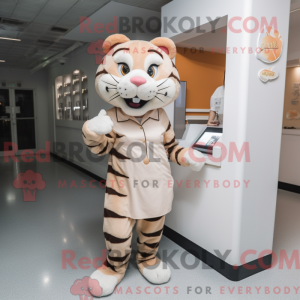 Figura de máscara de tigre...