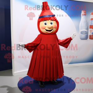 Granatowa butelka ketchupu...