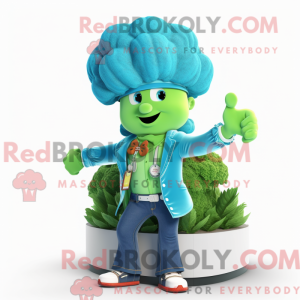 Turkis Broccoli maskot...