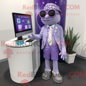 Lavendel Computer maskot...
