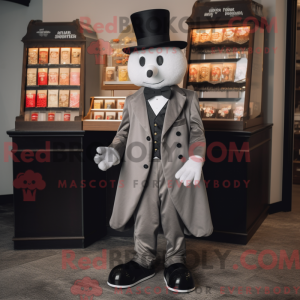 Gray Ghost mascot costume...