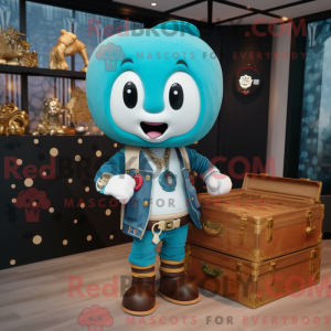Cyan Treasure Chest máscara...