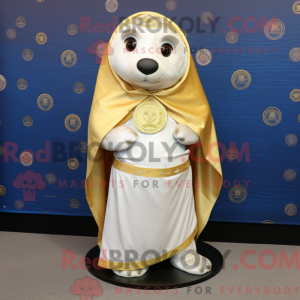Gold Seal mascot costume...