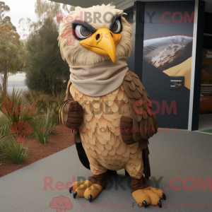 Tan Haast S Eagle mascot...