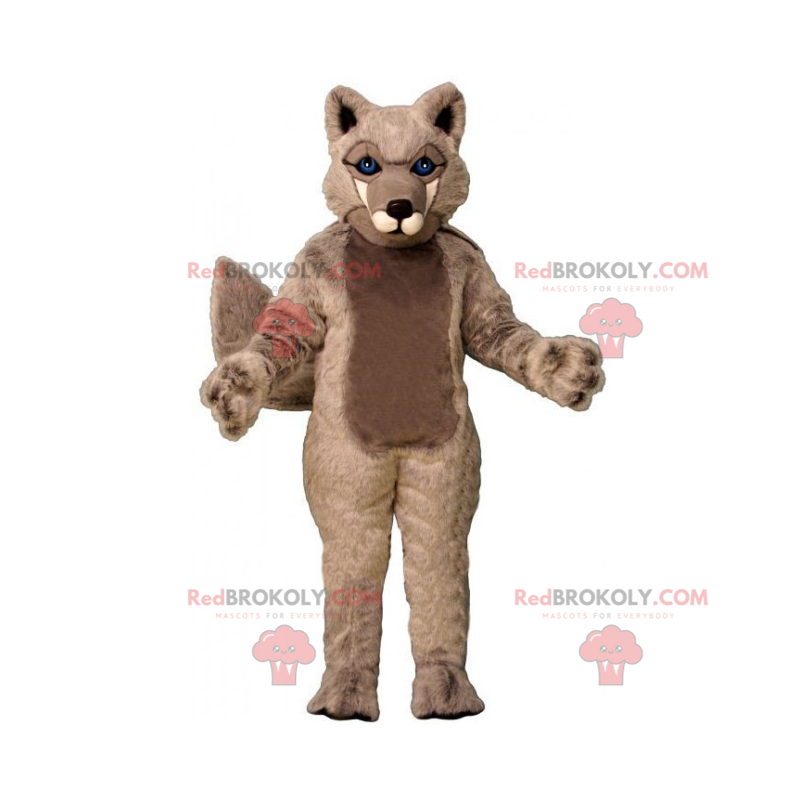 Vild djurmaskot - Varg - Redbrokoly.com