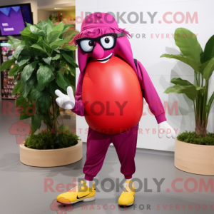 Magenta Mango mascot...