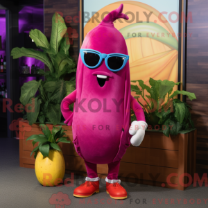 Magenta Mango mascot...