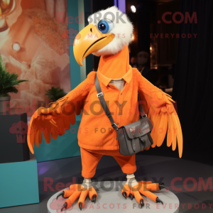Orange Vulture mascot...