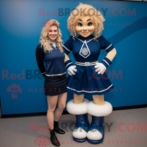 Navy Irish Dancer mascot...