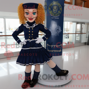 Navy Irish Dancer mascot...