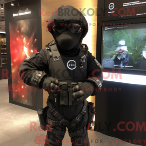 Svart Para Commando...