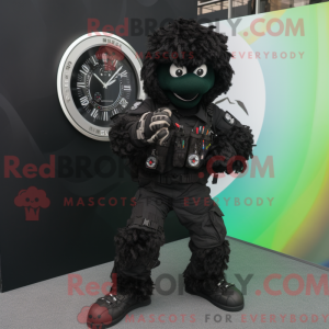 Black Para Commando mascot...