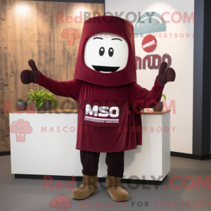 Maroon Miso Soup mascot...