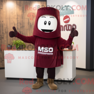 Personaggio mascotte Maroon...