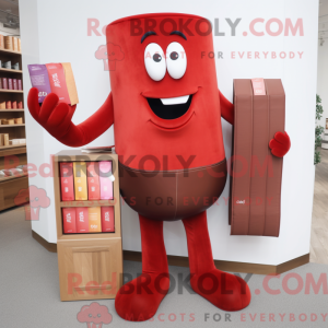 Red Chocolate Bars maskot...