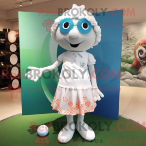 Golfbold maskot kostume...