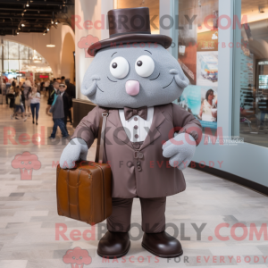 Gray Chocolate Bar mascot...