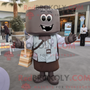 Gray Chocolate Bar mascot...