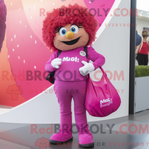 Magenta Falafel maskot...