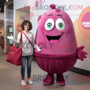 Magenta Falafel mascot...