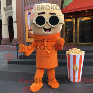 Orange Pop Corn mascot...