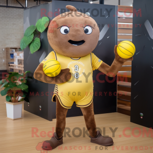 Disfraz de mascota de Brown...