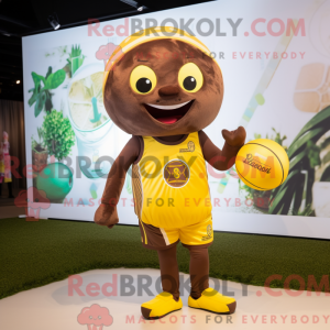 Disfraz de mascota de Brown...