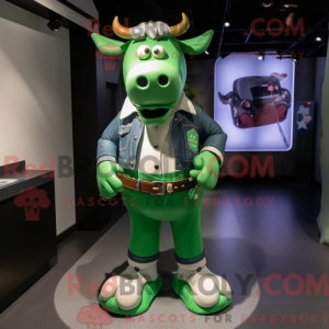Green Cow-maskotdraktfigur...
